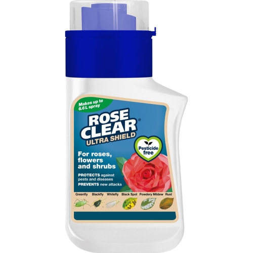 RoseClear Ultra Shield Fungus Bug Killer Concentrate Plant Insect Control - Black