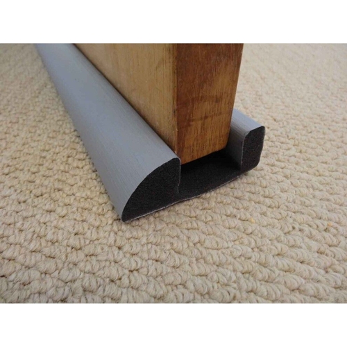 Stormguard Internal Under Door Draught Seal - Grey Finish