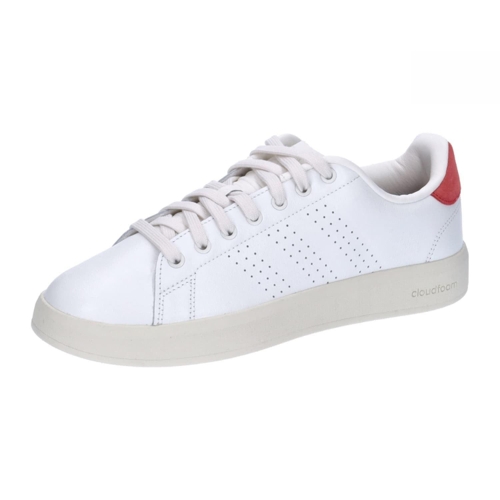 adidas Advantage Trainers - White - Red - 11.5 UK