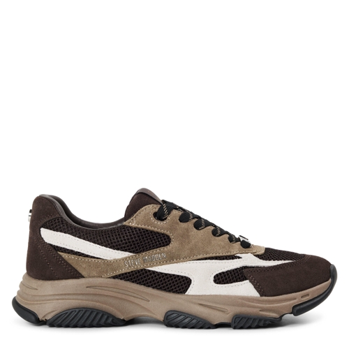 Steve Madden Front RowSnkr Trainers - Brown - 3