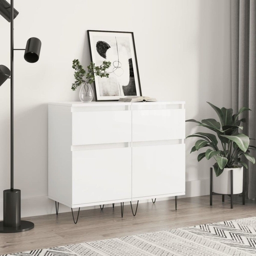 vidaXL Sideboard - White