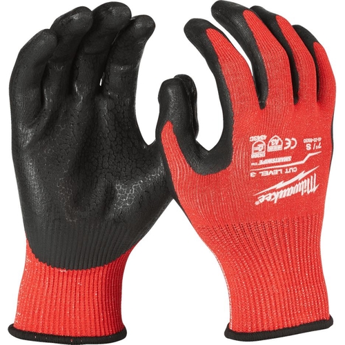 Milwaukee Cut Level 3 Dipped Work Gloves - XL