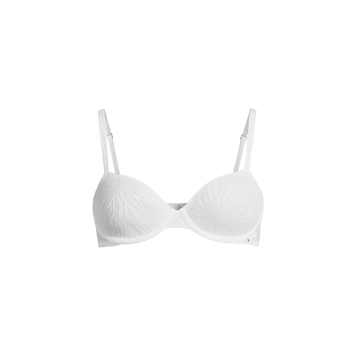 Calvin Klein Lightly Lined Demi-Cup Bra - White