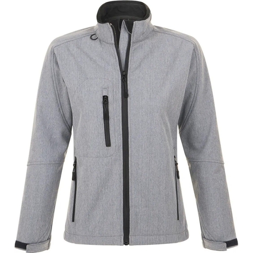 SOLS Roxy Soft Shell Jacket - Grey - UK 12