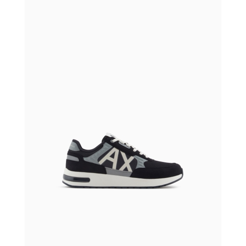 Armani Exchange Dusseldorf Sneaker - Checkered - Blue - White - 8 UK