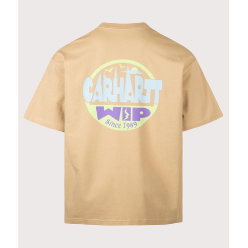 Carhartt Wip - Luggage Label T-Shirt - Brown - Oversized - Crew - L