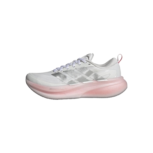 adidas Supernova Glide Trainers - White/Red - UK 10.5