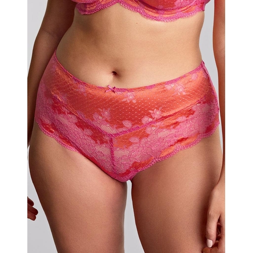 Panache Clara Deep Briefs - Pink - Floral - 12