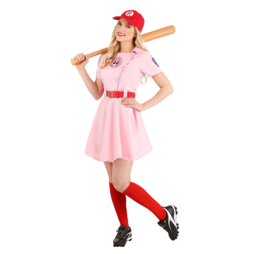 A League of Their Own Dottie Costume - Pink