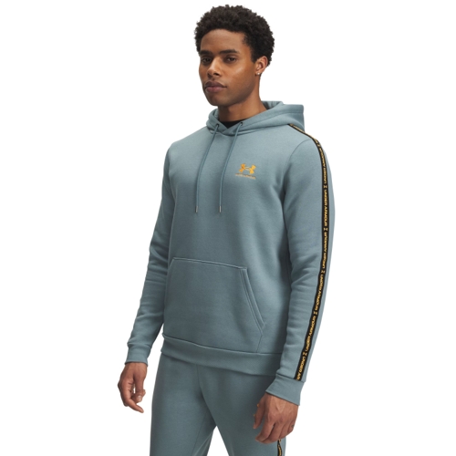 Under Armour Icon Fleece Taping Hoody - Blue - M
