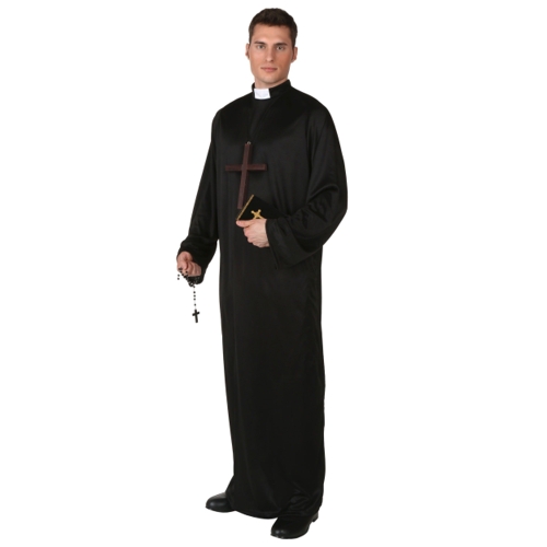 Pious Priest Fancy Dress Costume - FUN Costumes - Black
