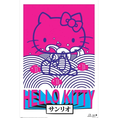 Hello Kitty Tokyo Rebel Maxi Poster - Pink