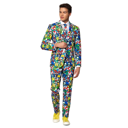 OppoSuits Super Mario Suit - Multicolor - 42