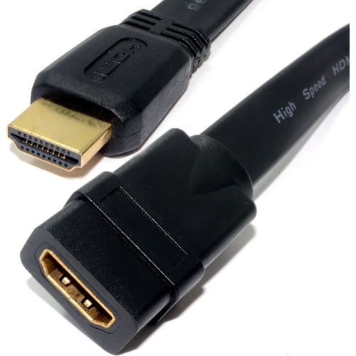 Kenable Flat HDMI Extension Cable - Black
