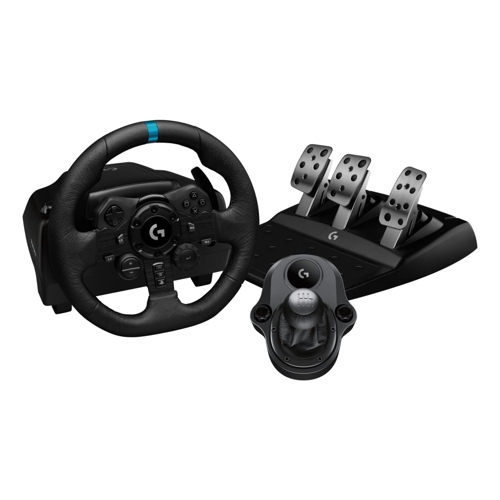 Logitech G923 Racing Wheel, Pedals & Driving Force Shifter - Black
