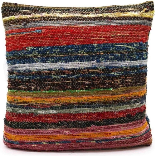 Rag Rug Cushion Covers - KDMD - Green