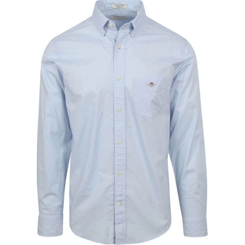 GANT Classic Poplin Shirt - Blue - 5XL