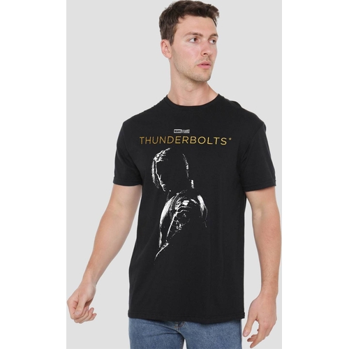 Marvel Thunderbolts Bucky Barnes Highlight T-Shirt - Black - XXL