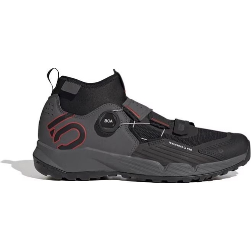 adidas Five Ten Trailcross Pro Clip-In Mountain Bike Shoes - Grey - Size 9 UK