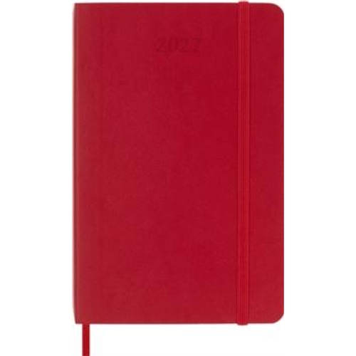 Moleskine 2027 12 Month Weekly Planner - Pocket - Scarlet Red