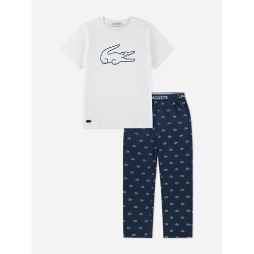 Lacoste Logo Pyjama Set - Blue - 10