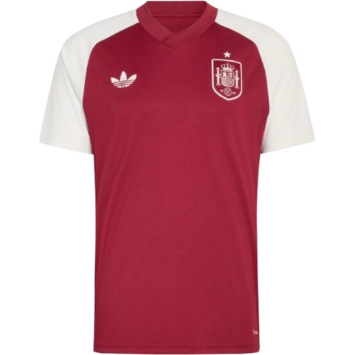 adidas Spain 26 Pre-Match Football Shirt - Slim - Crewneck - Red - L