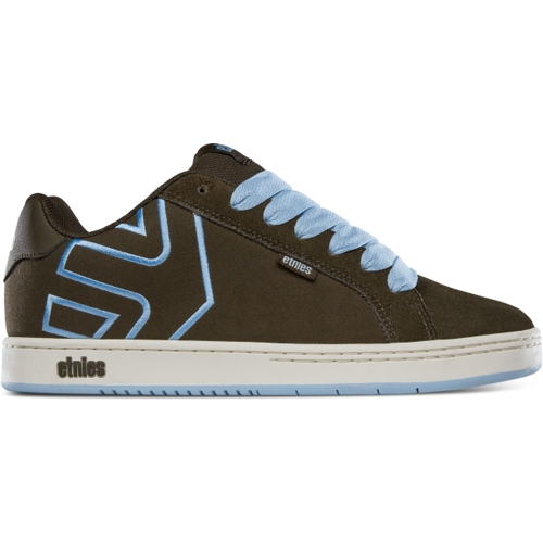 Etnies Fader Trainers - Brown/Blue - UK 3.5