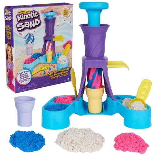 Kinetic Sand Soft Serve Station - Multicolor