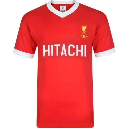 Score Draw Liverpool FC 1978 Hitachi Retro Football Shirt - Red - M