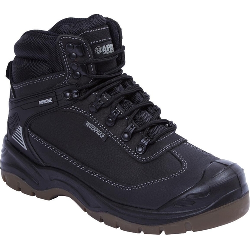 Apache Ranger Safety Work Boots - Black - Size: 6