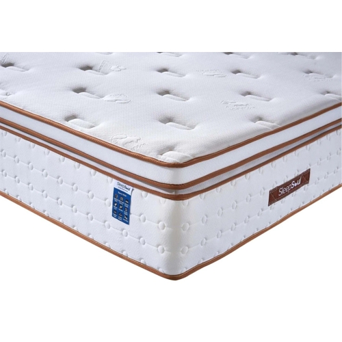 SleepSoul Space 3000 Pocket Memory Pillow Top Mattress - White