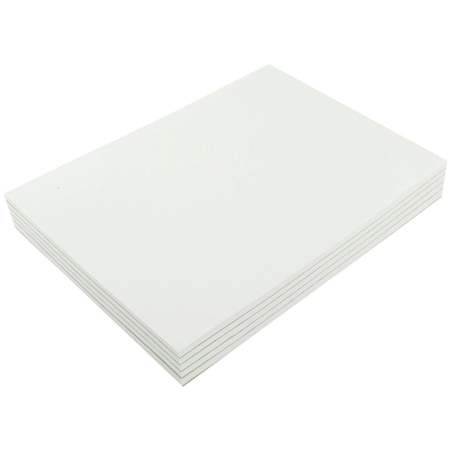 Q-Connect Plain Board Back Memo Pad - A4 - 160 Pages - 10 Pack
