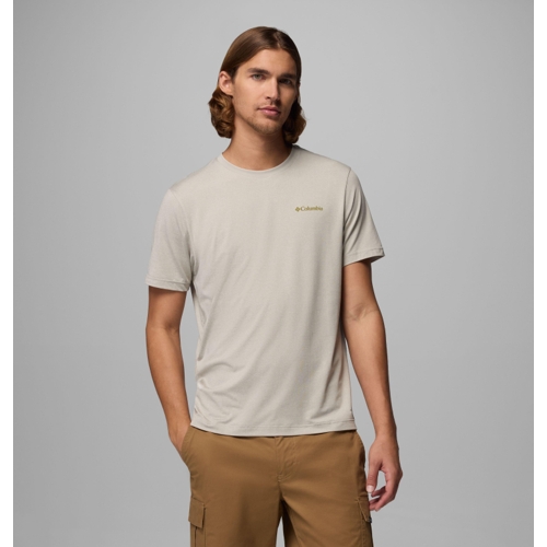 Columbia Parsons Point Technical Graphic Top - Dark Stone Heather