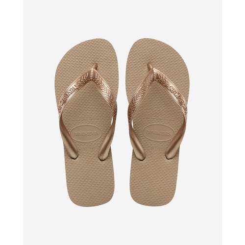 Havaianas Flip flops / Sandals - TOP METALLIC - Gold