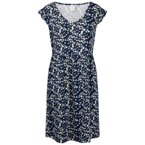 Trespass Casual Printed Jersey Dress Gertha - Floral - Blue - Size 14