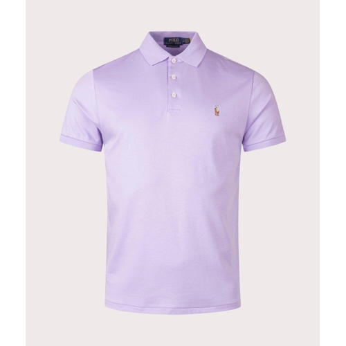Polo Ralph Lauren Soft Cotton Polo Shirt - Regular fit - Polo neck - Purple - L