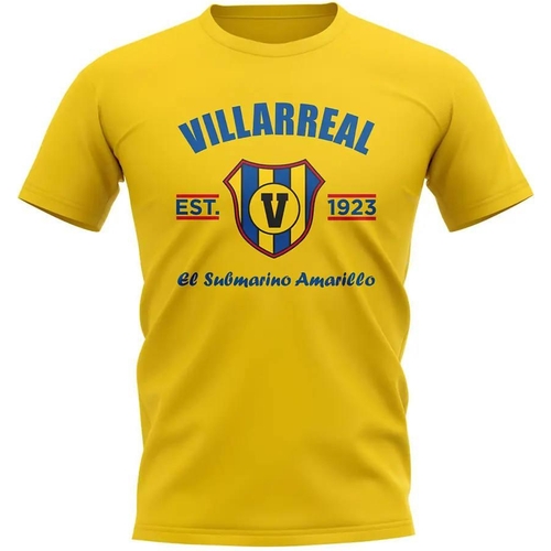 Villarreal Established Football T-Shirt - Yellow - XL