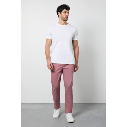 Burton Slim Fit Chino Trousers - Pink - Size: 32R