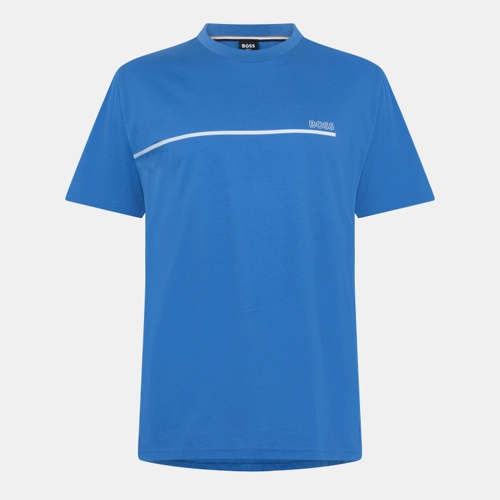Boss Mens BOSS Bodywear Short Sleeve Soft Knit T-Shirt (Stormfish) - Royal Blue 490 - XL