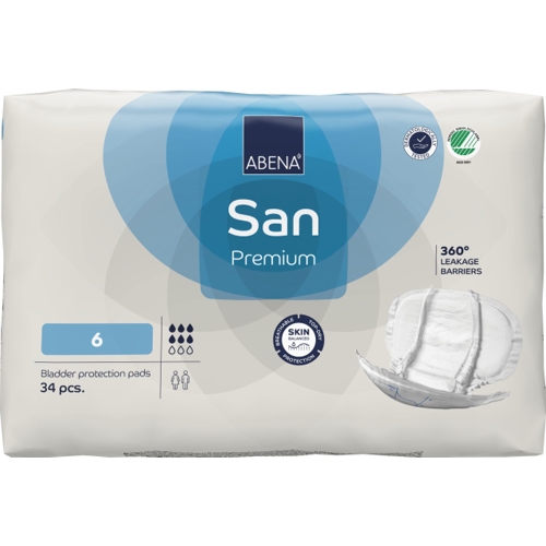 Abena San Premium 6 (1600ml) 34 Pack - Premium 6