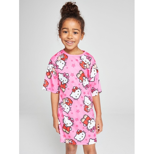 Brand Threads Hello Kitty Nightie - Pink - 9-10