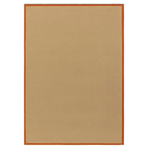 Asiatic Bordo Boucle Border Rug - Brown - 68cm x 240cm
