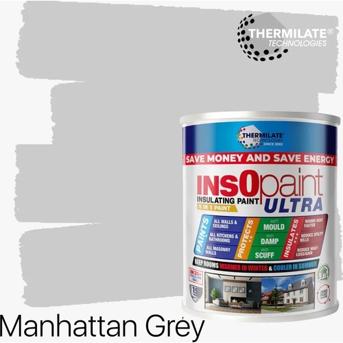 InsOpaint Ultra - 9 In1 Interior & Exterior Paint - Manhattan Grey