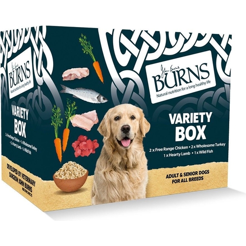 Burns Variety Box Wet Dog Food - 6 x 395g