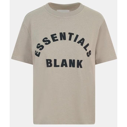 Blank Essentials E Arch Puff T - Beige - Oversized
