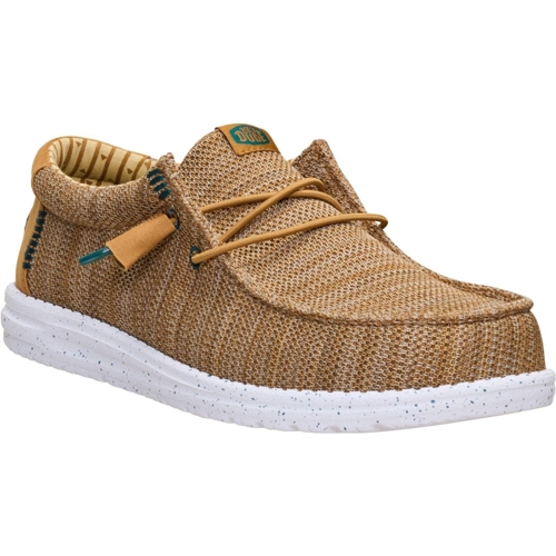 HEY DUDE Wally Stretch Sox - Brown - Size: 10.5 UK