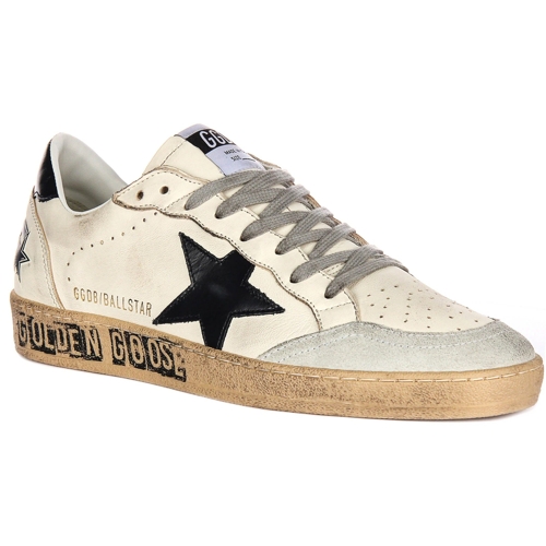 Golden Goose Ball Star Trainers - White - 5 UK