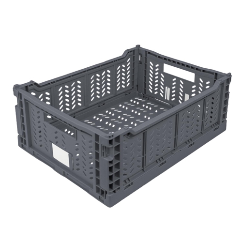 JVL STACKIT - Foldable Storage Crate - Grey