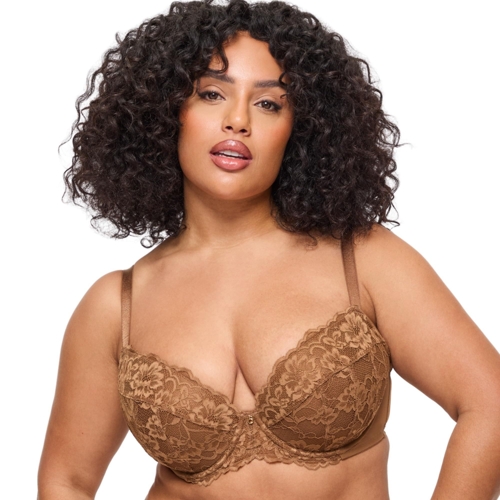 Ann Summers Sexy Lace Padded Plunge Bra - Beige - 38D