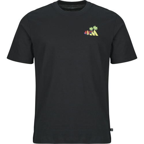 Table Tee T-Shirt with Short Sleeves - ADIDAS SPORTSWEAR - Black - XL